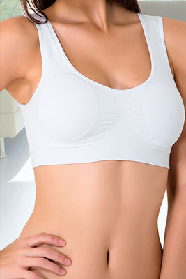 Thick Strap Padded Seamless Minimizer Bra 4021 - Thumbnail