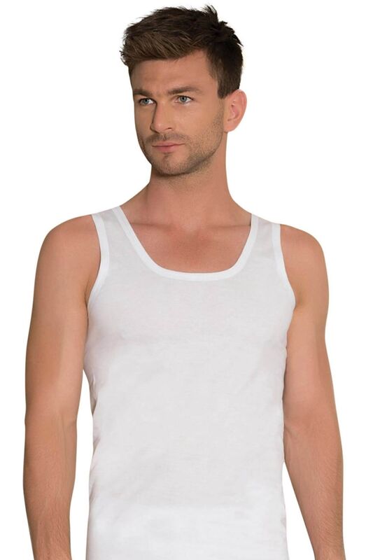 Thick Strap U-Neck Classic Male Athlete 0300 - Anıl