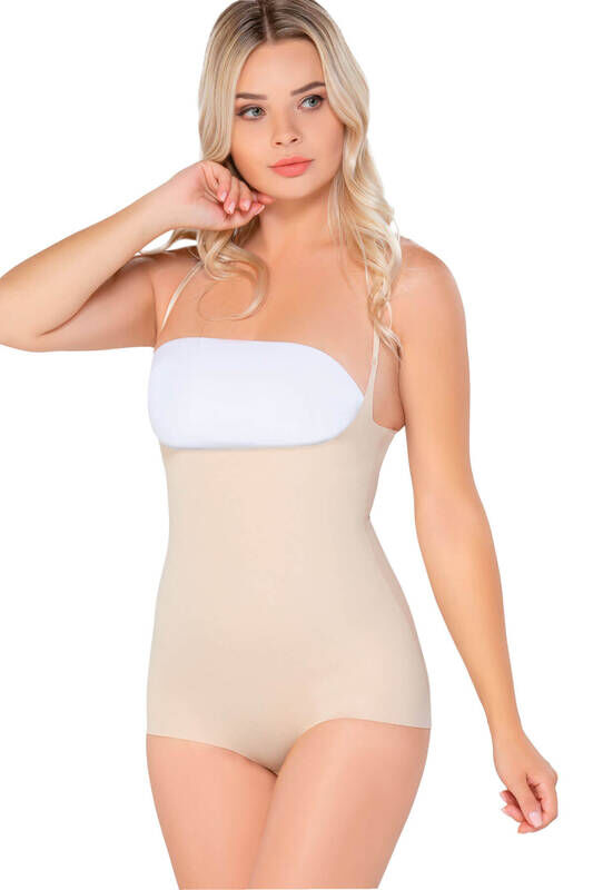 Lazer Kesim Göğsü Açık Body Korse 2723 - Emay