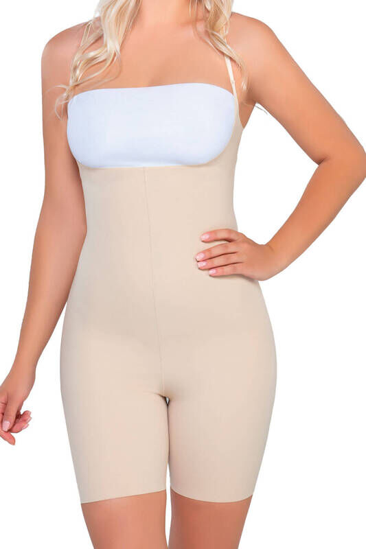 Laser Cut Open Chest Corset 2758 - 1