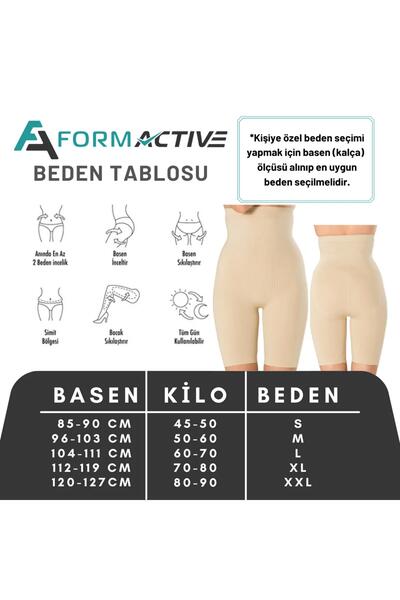 Mactive Selülit Önleyici Masajlı Korse