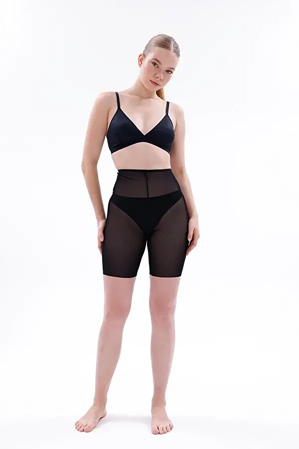 Magic Intimates 3904 Lazer Kesim Tül Toparlayıcı Hayalet Boxer Korse - 1