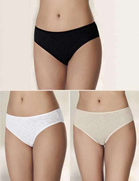 Melange Basic Bikini Panty 3 Pieces Economic Package MB3057