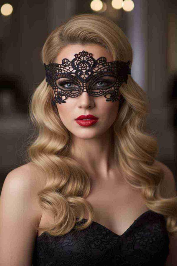 Merry See Lace Eye Mask - MS0349-2 - 1