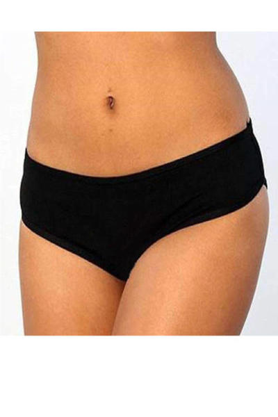 Merry See Hand Patterned Black Panties - MS7612