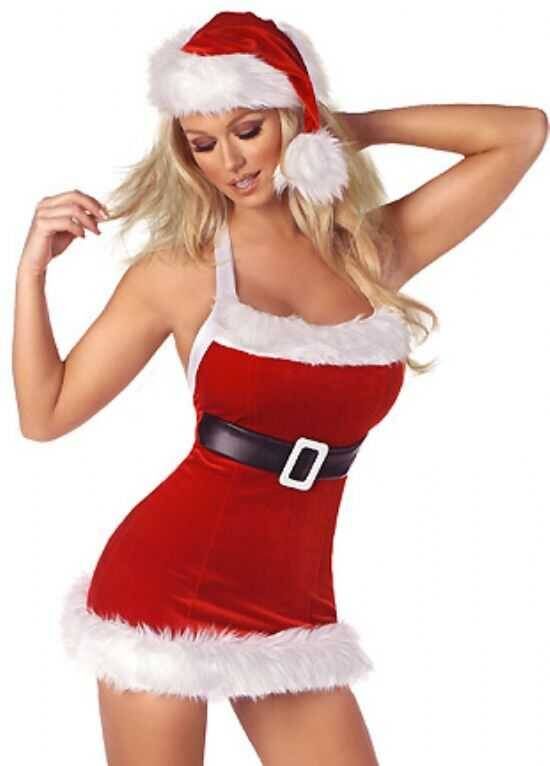 Merry See Kadife Yılbaşı Kız Kostümü Şapkalı - Merry See