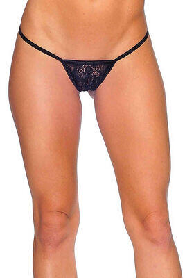 Merry See Red Lace Thong