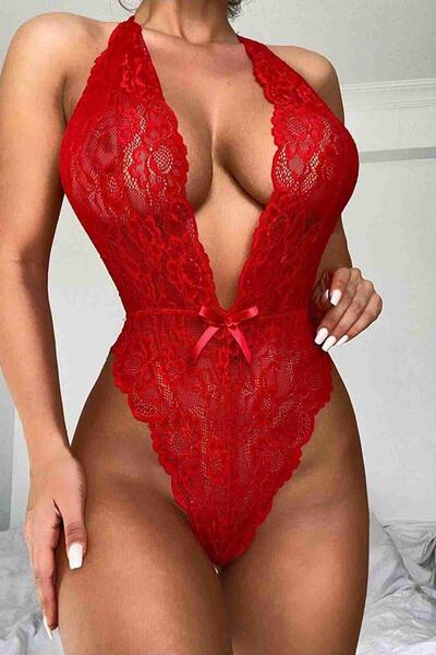 Merry See Seksi Body İç Giyim Kırmızı - MS3126