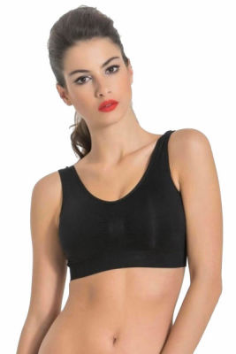 Miss Fit Women Thick Strap Padded Bustier 11027 - Thumbnail