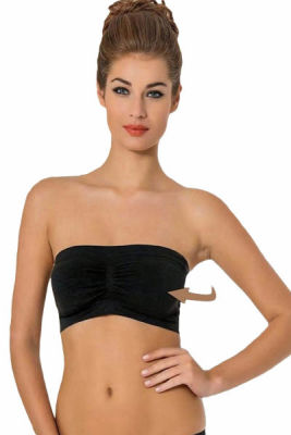 Miss Fit Detachable Covered Bustier 11072 - Thumbnail