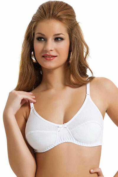 Nbb Large Size Combed Cotton Minimizer Bra 1180