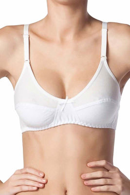 Nbb Large Size Combed Cotton Minimizer Bra 1180 - Thumbnail