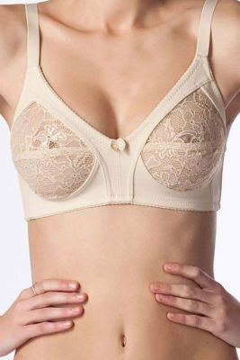 Nbb Large Size Lace Minimizer Bra 352 - Thumbnail