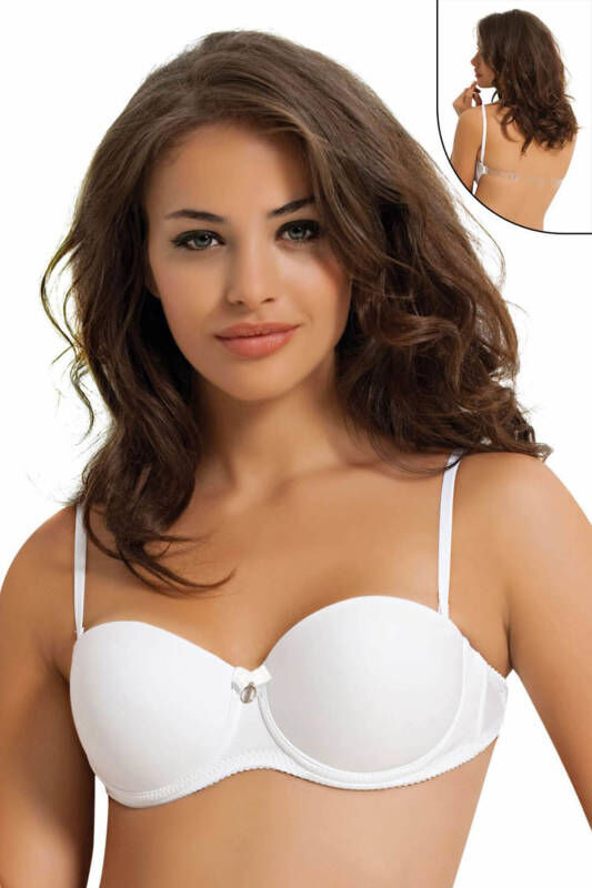 Nbb Back Transparent Half-Padded Bra 3586 - Nbb
