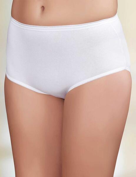White Satin Piping High Waist Bato Slip 12 Pieces Economic Package MB226