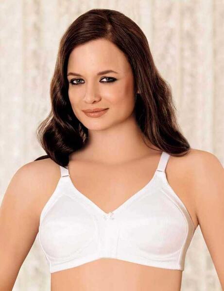 White Underwire Minimizing Bra M8040