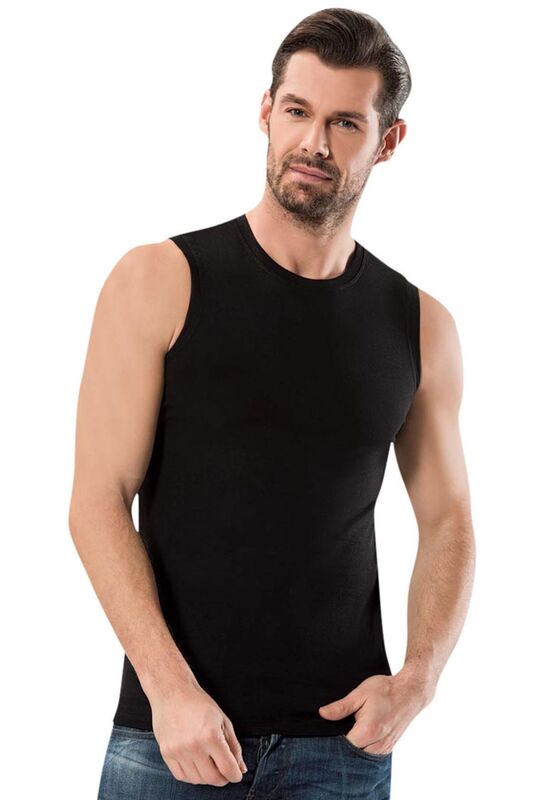 Sıfır Yaka Kolsuz Modal T Shirt 1202 - Anıt