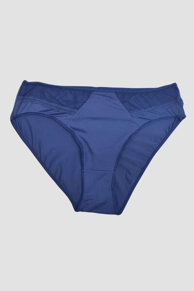 Siyah Tül Detaylı Slip 2779