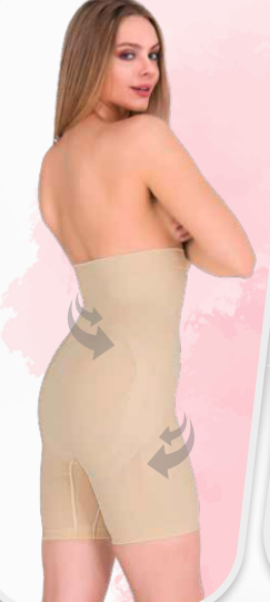 Slim Yüksek Bel Uzun Toparlayıcı Korse - Form Time