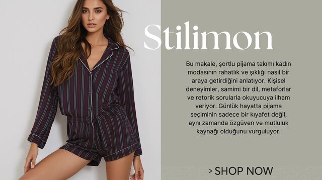 Şortlu Pijama Takımı Kadın Modasında Rahatlık ve Şıklığın Yeni Yorumu
