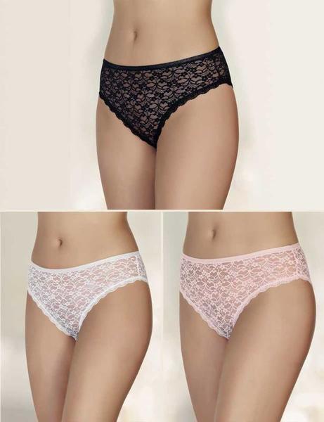 All Lace Bikini Panties 3 Pieces Economic Package MB3048