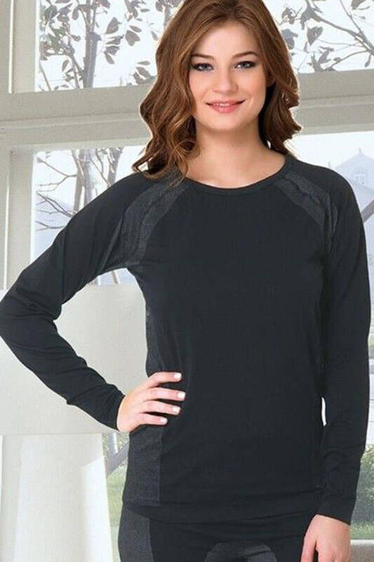 Uniseks Dikişsiz Kayakçı Termal Üst İçlik 3900U - 1