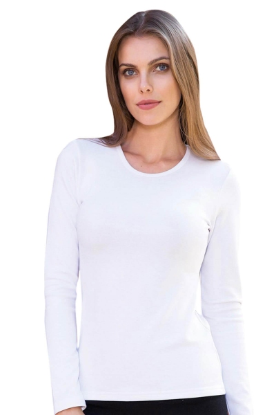 Long Sleeve Crew Neck Fit Mold Thermal Athlete 8533 - Thumbnail