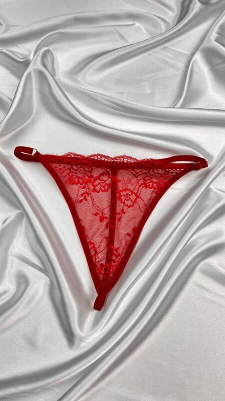 Venlisa Transparan Dantel Tanga Külot V6500 - 13