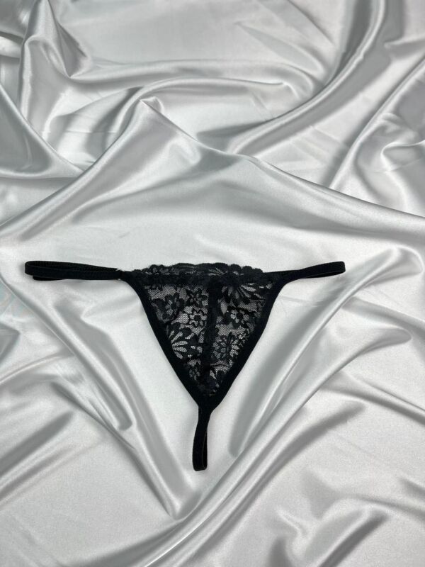 Venlisa Transparan Dantel Tanga Külot V6500 - 14
