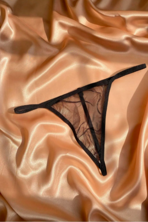 Venlisa Tül Detaylı Tanga Külot V6600 - 1
