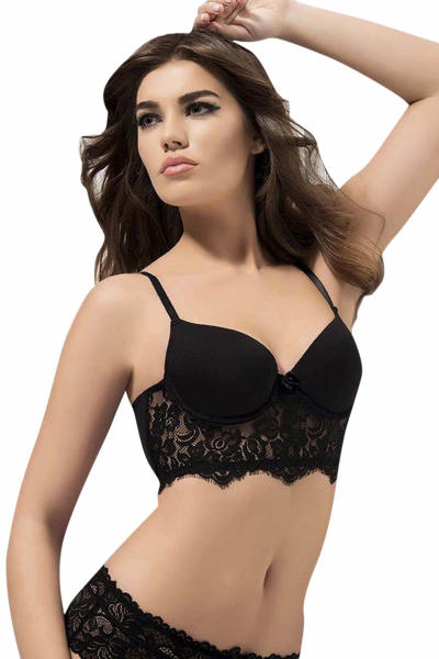 X-Lady Non-Padded Lace Bustier Bra 4015