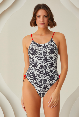 Yan Bağcık Detaylı Yüksek Kesim Mayo - Nbb