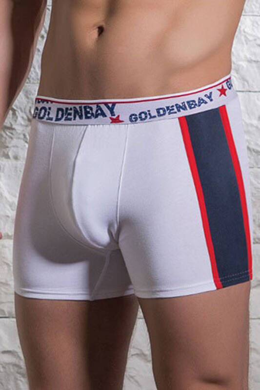 Side Striped Modal Boxer 1627 - Goldenbay
