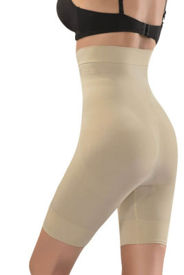 High Waist Seamless Long Corset 2452 - Thumbnail